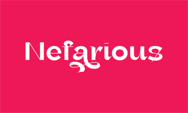 Nefarious.io - Creative brandable domain for sale
